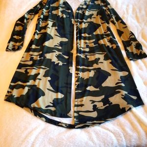 Camo cardigan